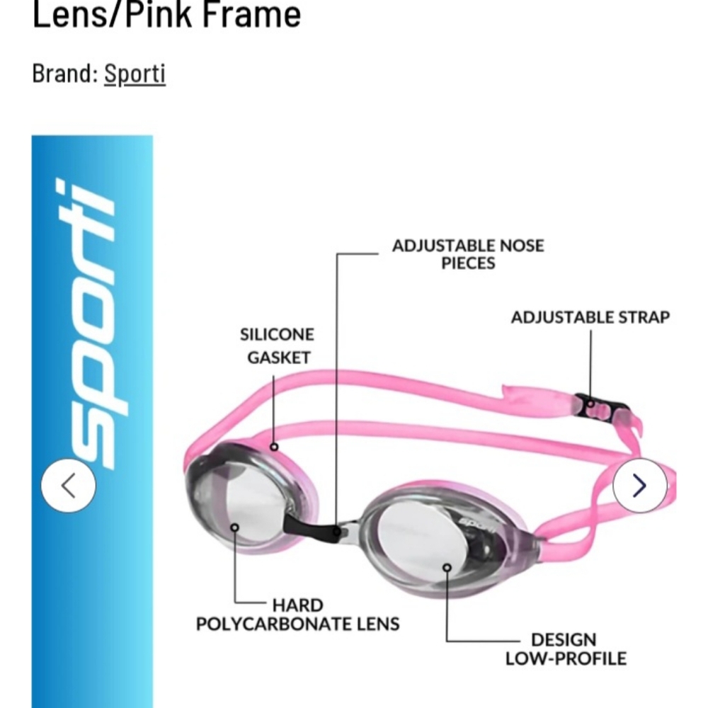 2 Sporti S2 Anti-Fog Swim Goggles Unisex